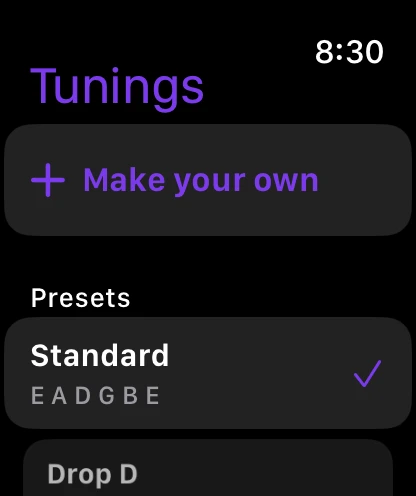 Phiz Tuner: Pick a tuning